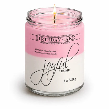 Joyful Home Birthday Cake Soy Wax Candle 8oz