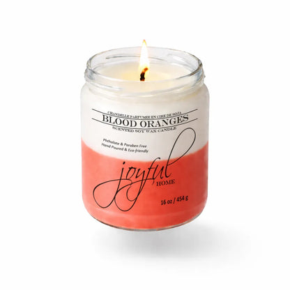 Joyful Home Blood Oranges Soy Wax Candle 16oz