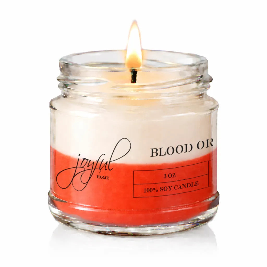 Joyful Home Blood Oranges Soy Wax Candle 3oz