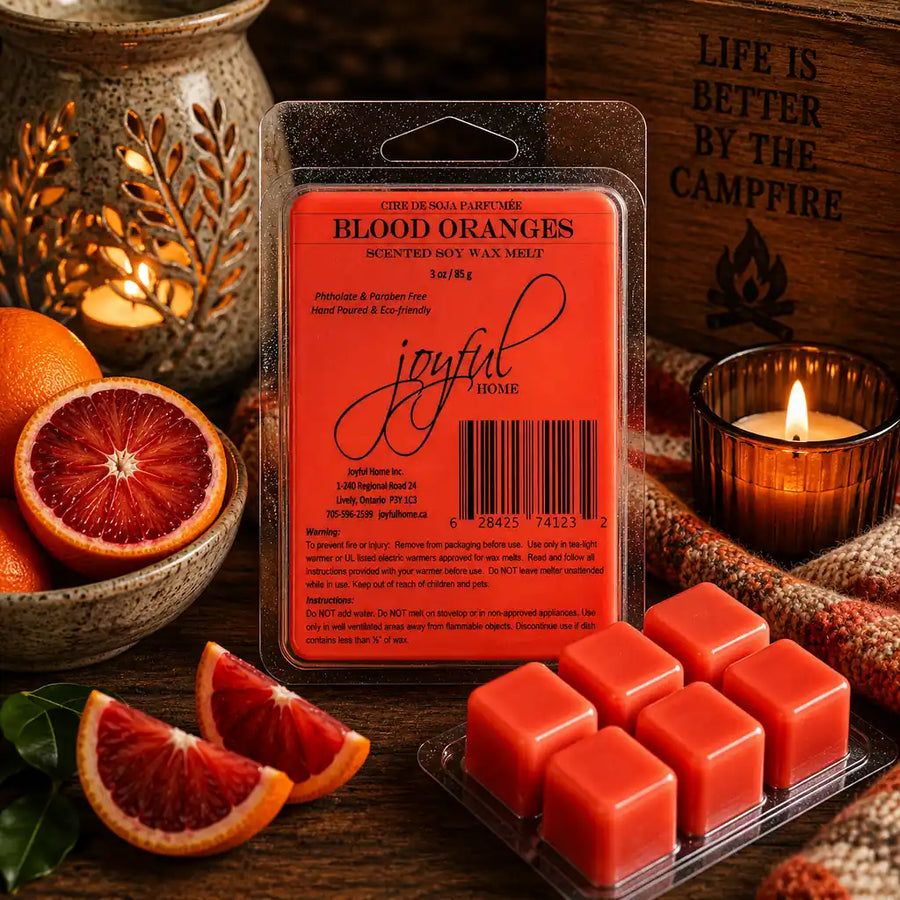 Blood Oranges Soy Candles & Wax Melts