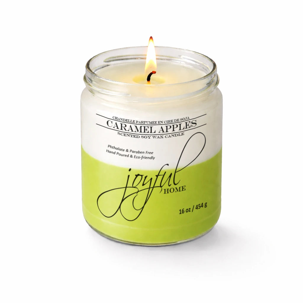 Joyful Home Caramel Apples Soy Wax Candle 16oz