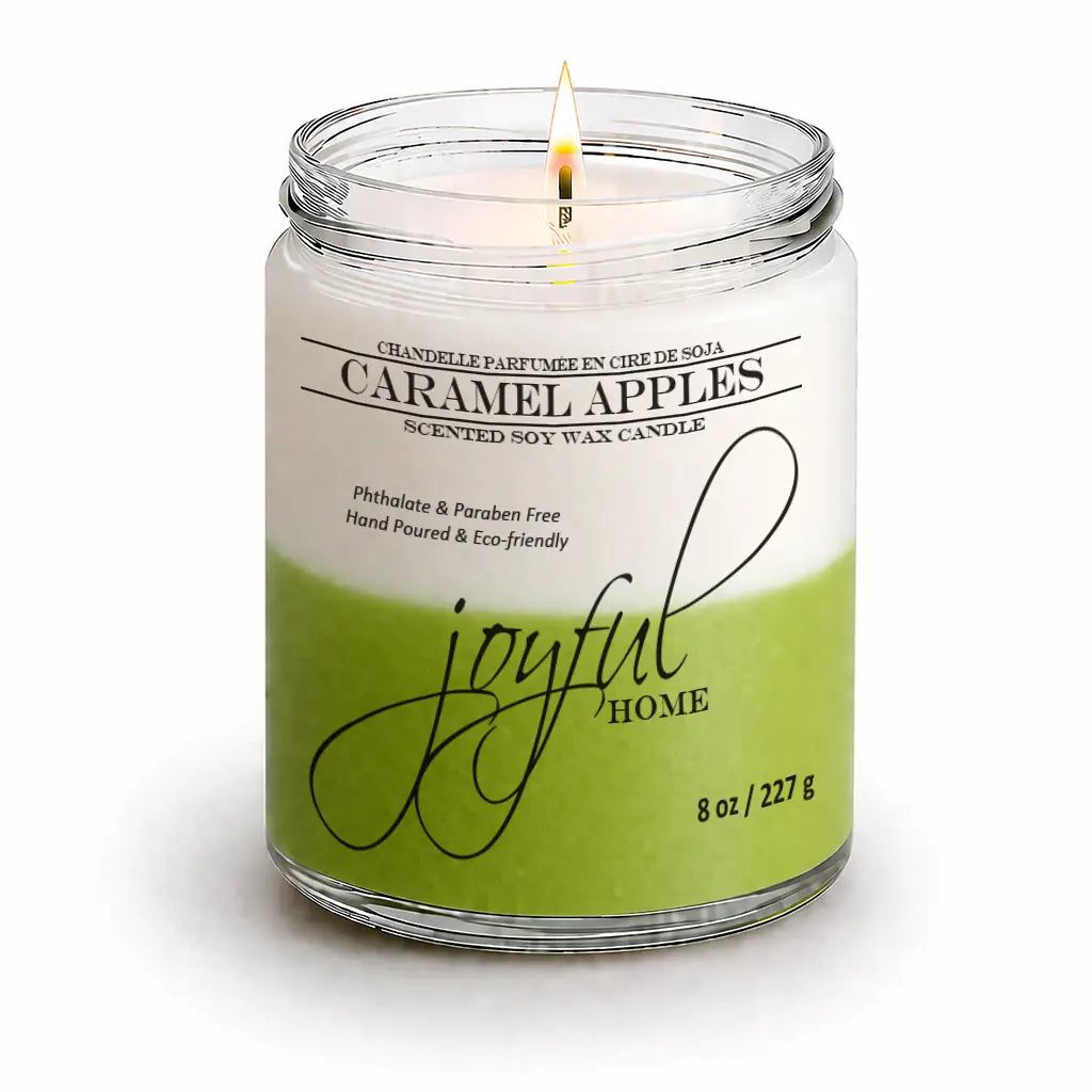Joyful Home Caramel Apples Soy Wax Candle 8oz