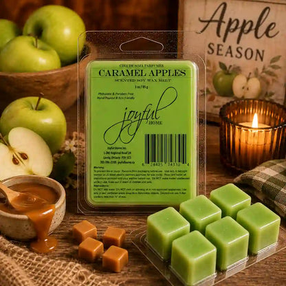 Joyful Home Caramel Apples Soy Wax Melt Scene