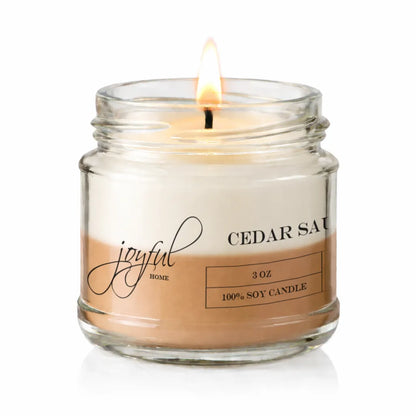 Joyful Home Cedar Sauna Soy Wax Candle 3oz
