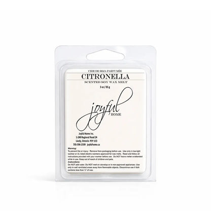 Joyful Home Citronella Soy Wax Melt Dye Free