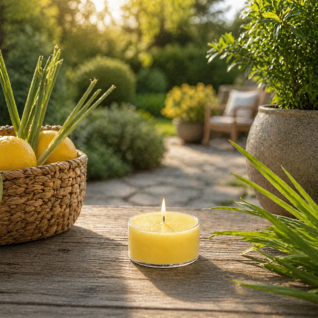 Joyful Home Citronella Soy Wax Tea Light Scene