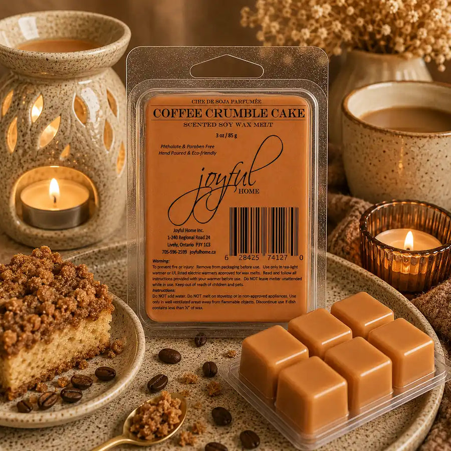 Coffee Crumble Cake Soy Candles & Wax Melts