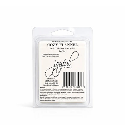 Joyful Home Cozy Flannel Soy Wax Melt Dye Free