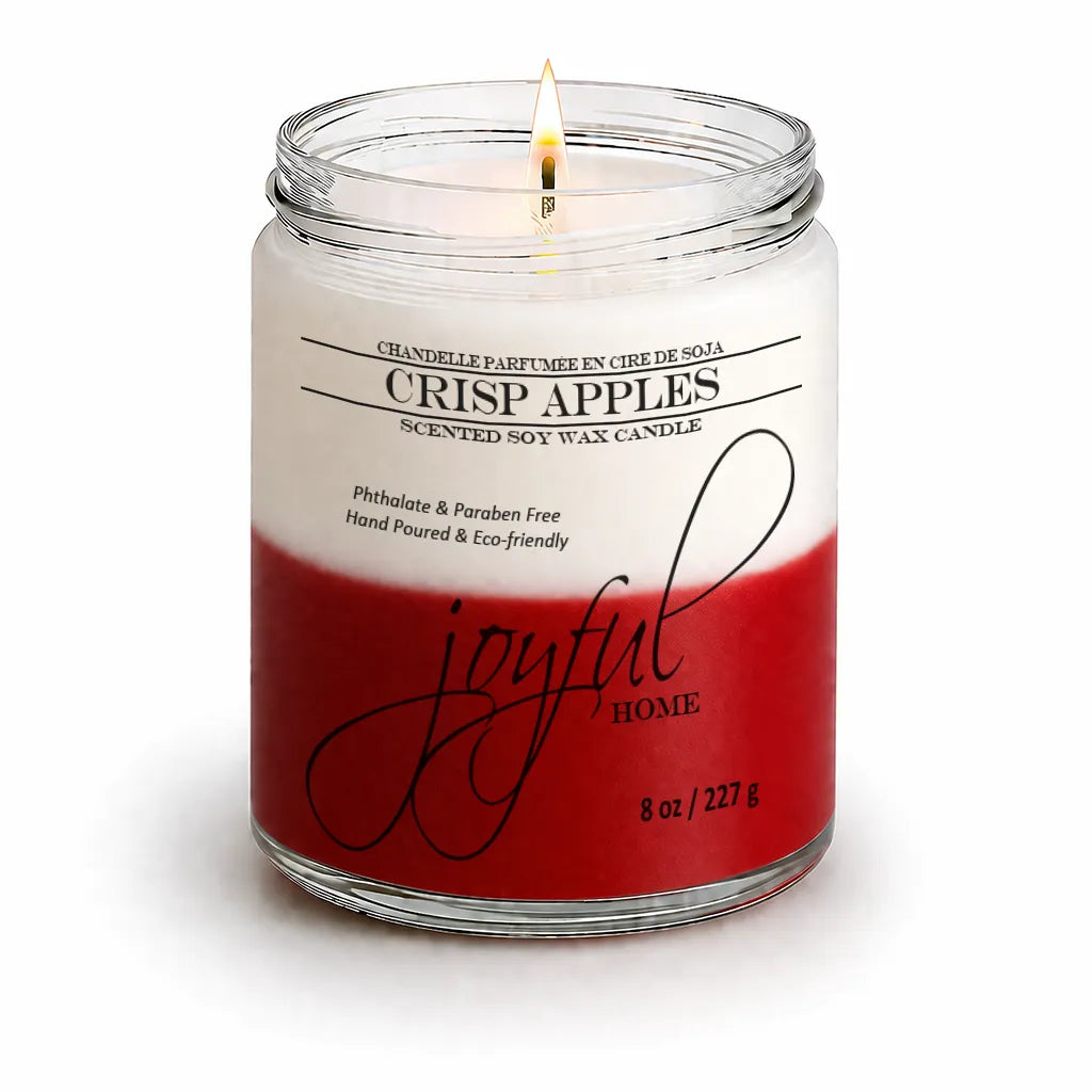 Joyful Home Crisp Apples Soy Wax Candle 8oz