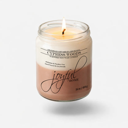 Joyful Home Cypress Woods Soy Wax Candle 16oz