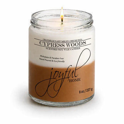 Joyful Home Cypress Woods Soy Wax Candle 8oz