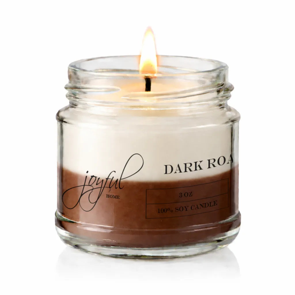 Joyful Home Dark Roast Coffee Soy Wax Candle 3oz