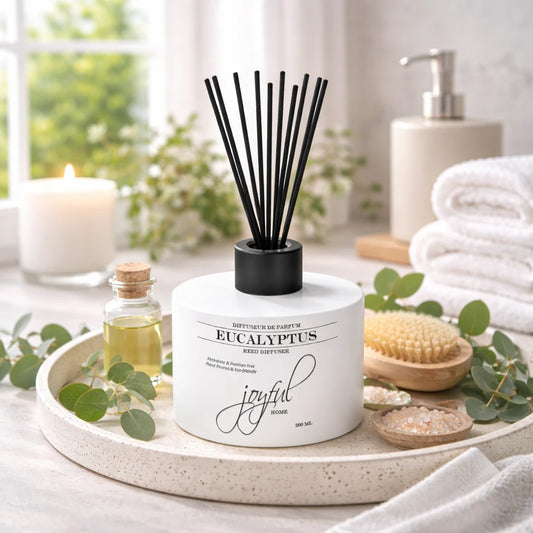 Joyful Home Eucalyptus Reed Diffuser Scene