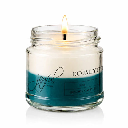 Joyful Home Eucalyptus Soy Wax Candle 3oz