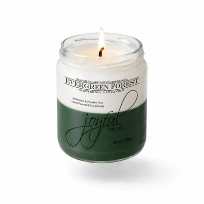 Joyful Home Evergreen Forest Soy Wax Candle 16oz