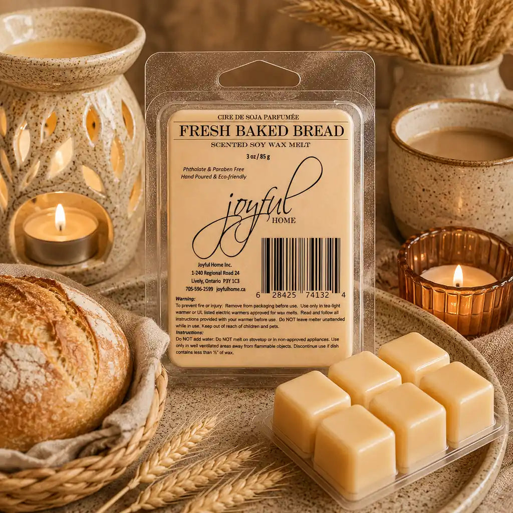 Joyful Home Fresh Baked Bread Soy Wax Melt Scene