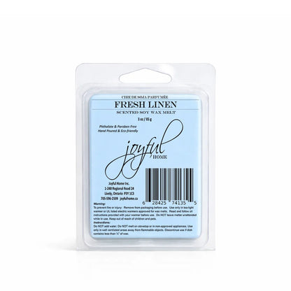 Joyful Home Fresh Linen Soy Wax Melt