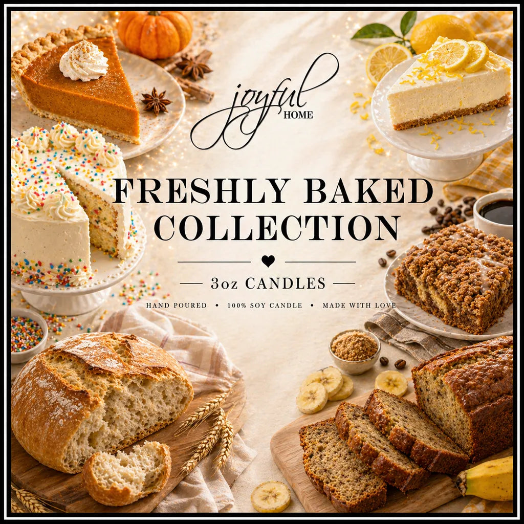 Joyful Home Freshly Baked Collection Soy Wax Candles