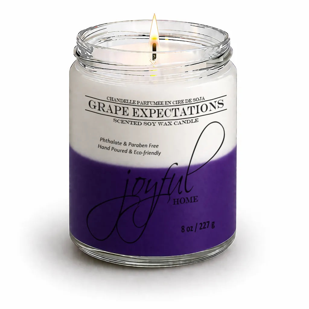 Joyful Home Grape Expectations Soy Wax Candle 8oz
