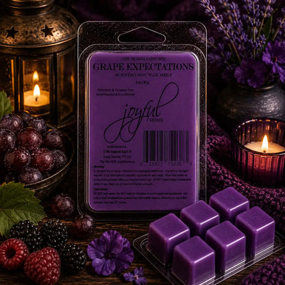 Joyful Home Grape Expectations Soy Wax Melt Scene