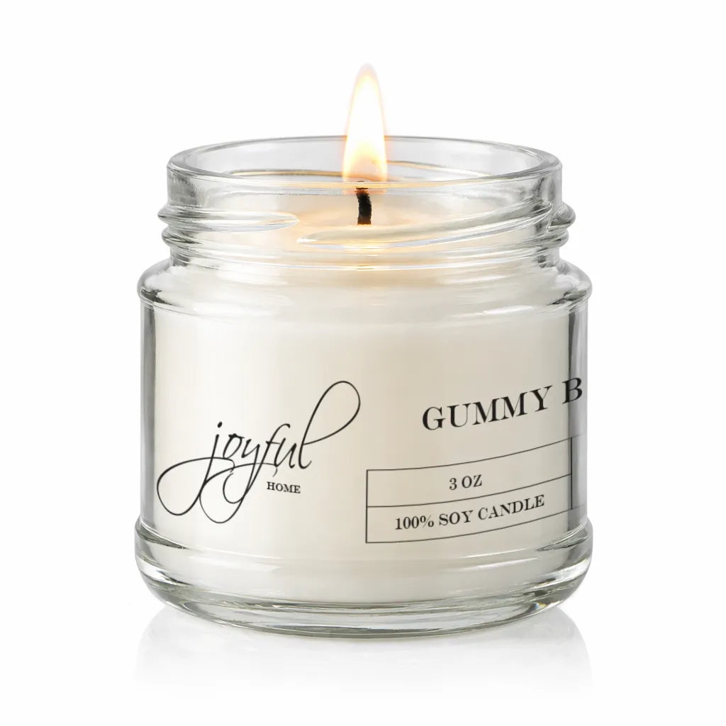 Joyful Home Gummy Bears Soy Wax Candle 3oz Dye Free