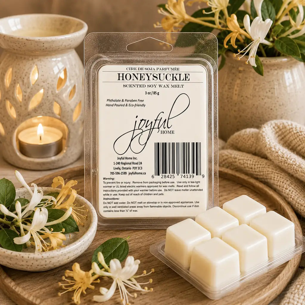 Joyful Home Honeysuckle Soy Wax Melt Scene
