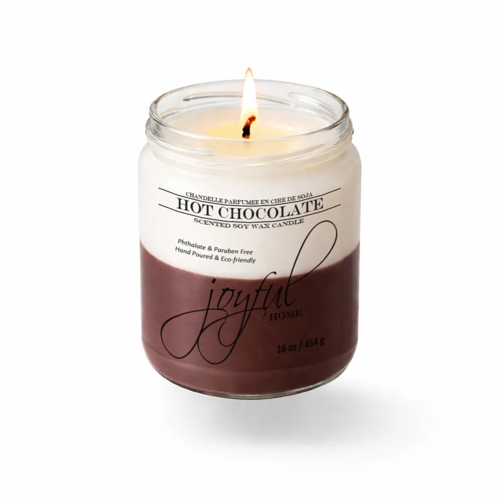 Joyful Home Hot Chocolate Soy Wax Candle 16oz