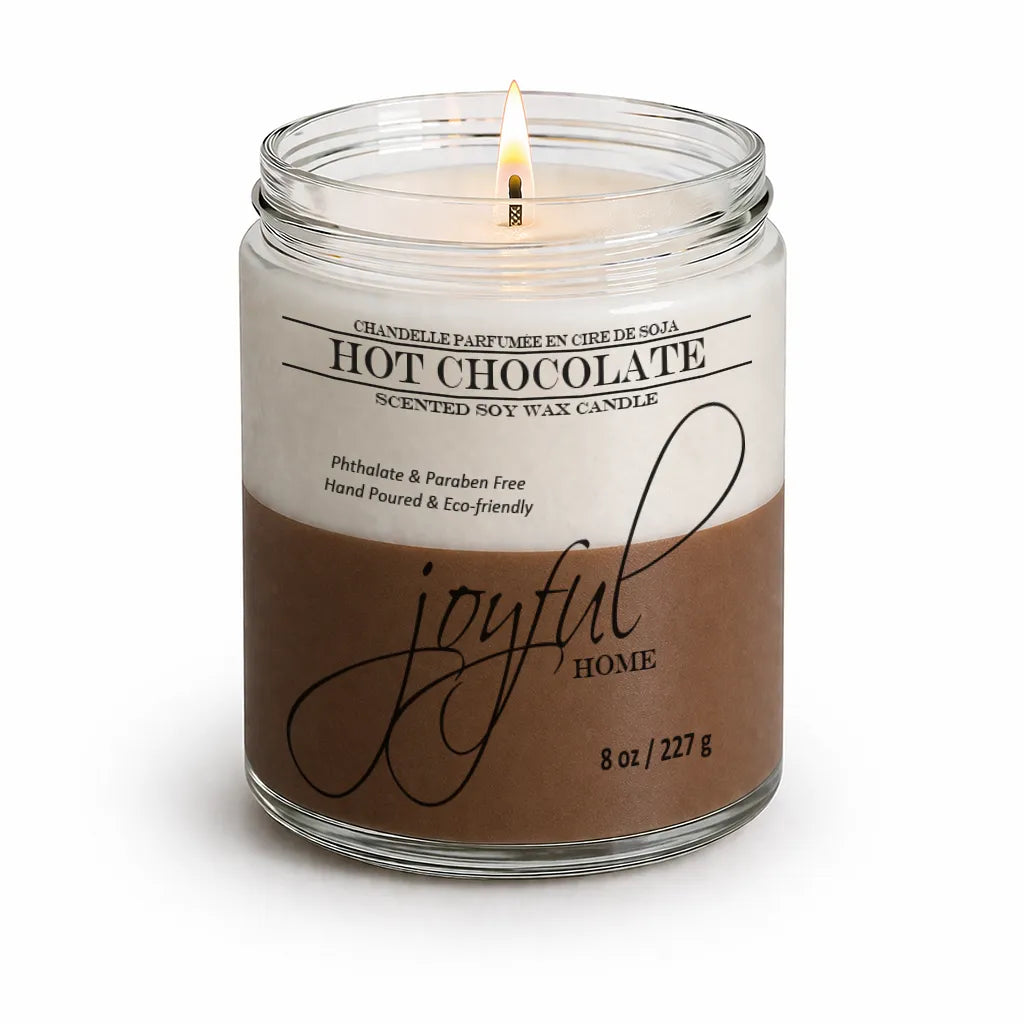 Joyful Home Hot Chocolate Soy Wax Candle 8oz
