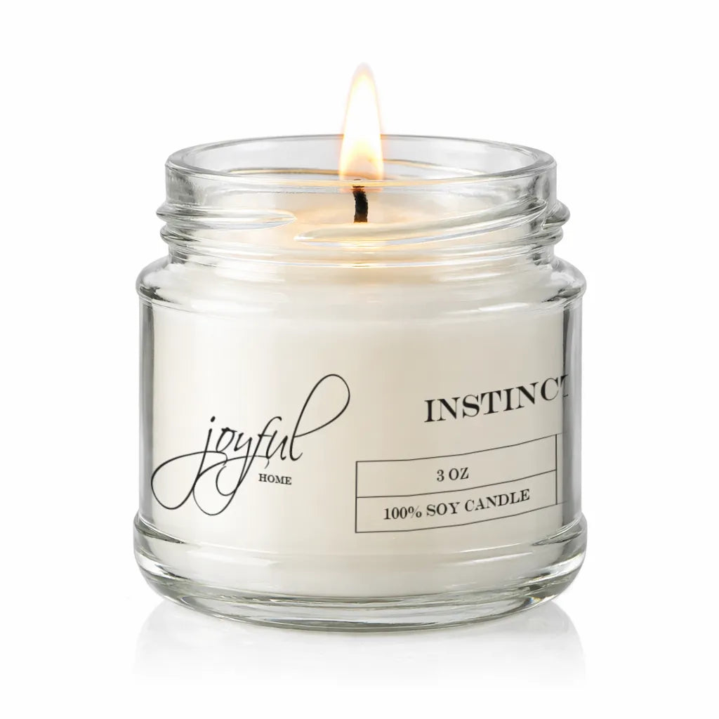 Joyful Home Instinct Soy Wax Candle 3oz Dye Free