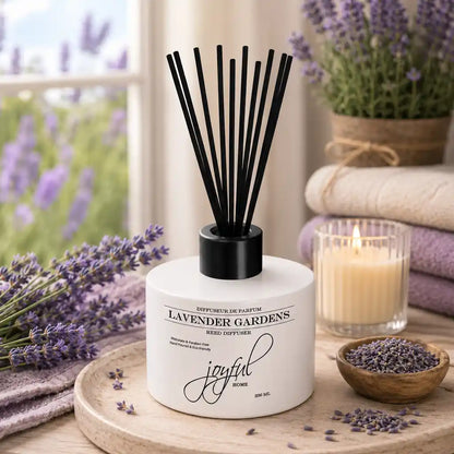 Joyful Home Lavender Gardens Reed Diffuser Scene