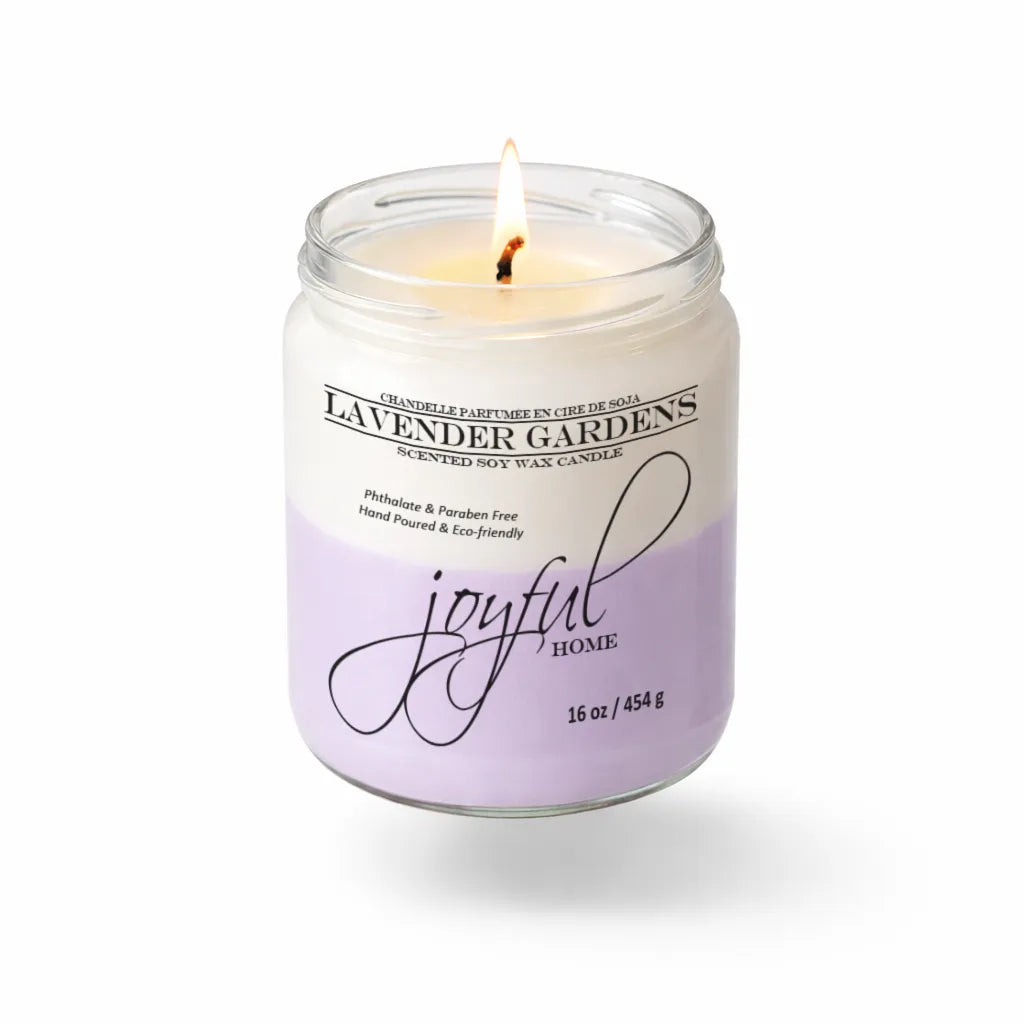 Joyful Home Lavender Gardens Soy Wax Candle 16oz