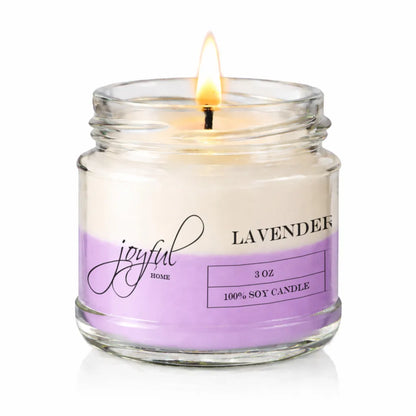 Joyful Home Lavender Gardens Soy Wax Candle 3oz