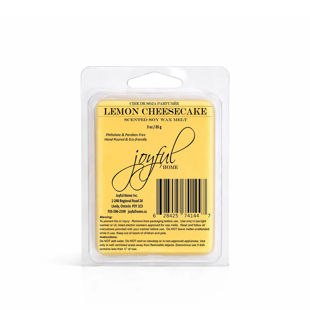 Joyful Home Lemon Cheesecake Soy Wax Melt