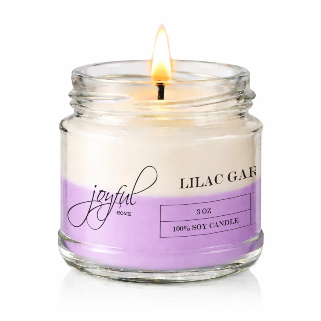 Joyful Home Lilac Garden Soy Wax Candle 3oz