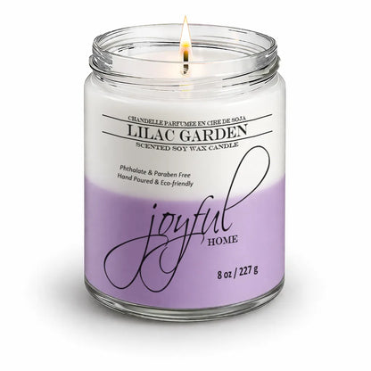 Joyful Home Lilac Garden Soy Wax Candle 8oz