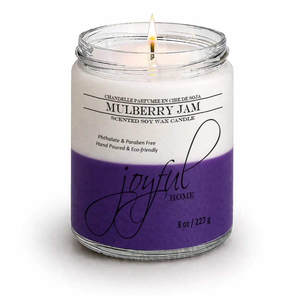 Joyful Home Mulberry Jam Soy Wax Candle 8oz