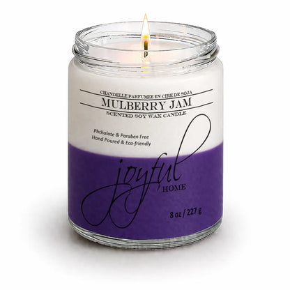 Joyful Home Mulberry Jam Soy Wax Candle 8oz