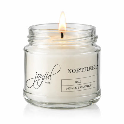 Joyful Home Northern Blueberry Soy Wax Candle 3oz Dye Free