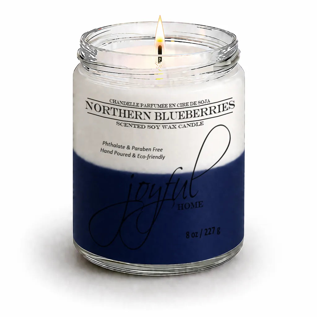 Joyful Home Northern Blueberry Soy Wax Candle 8oz