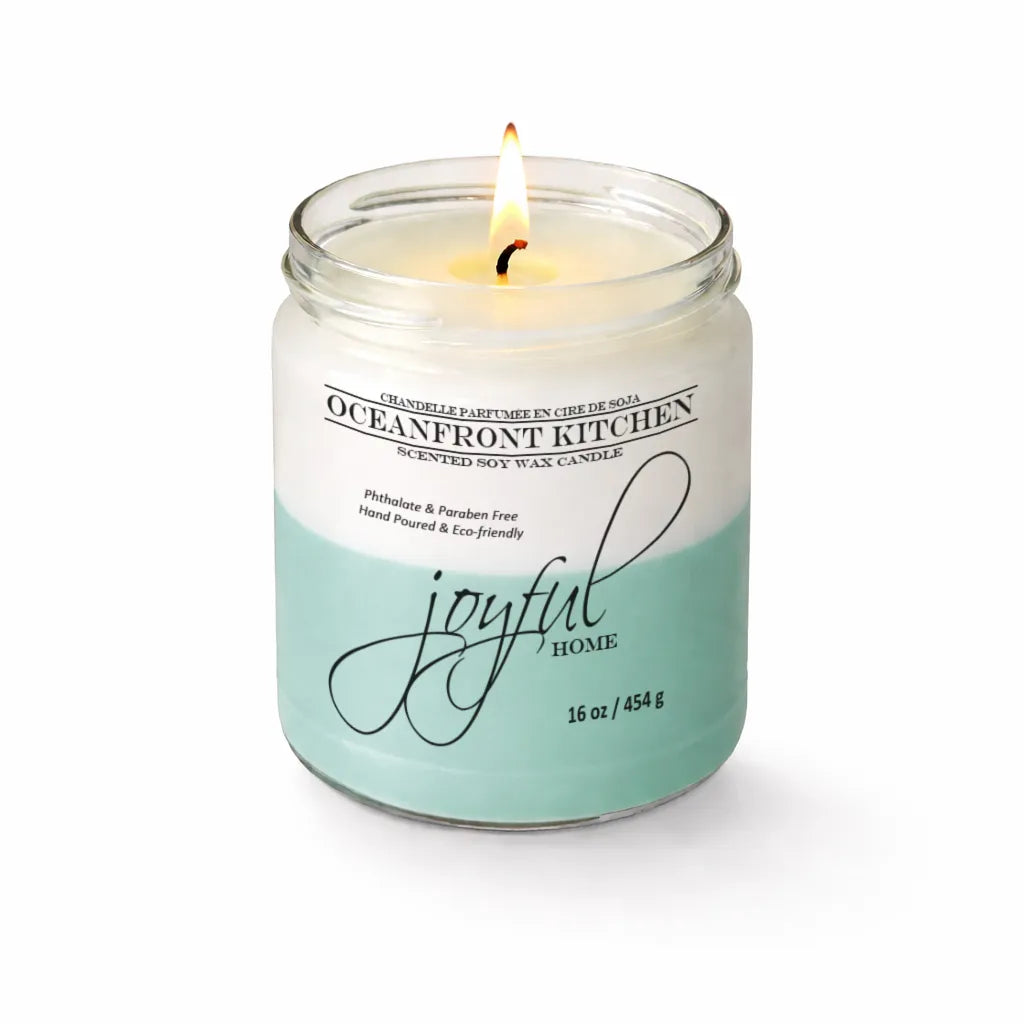 Joyful Home Oceanfront Kitchen Soy Wax Candle 16oz