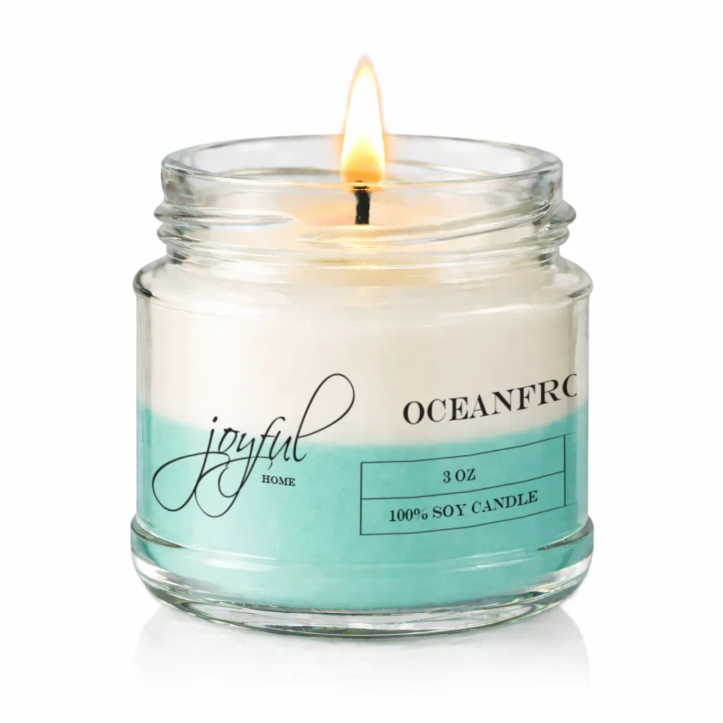 Joyful Home Oceanfront Kitchen Soy Wax Candle 3oz