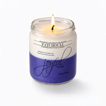 Joyful Home Patchouli Soy Wax Candle 16oz