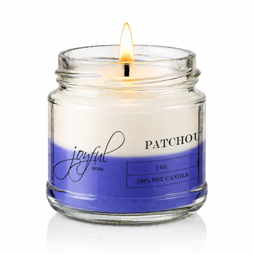 Joyful Home Patchouli Soy Wax Candle 3oz