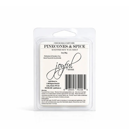 Joyful Home Pinecones _ Spice Soy Wax Melt Dye Free