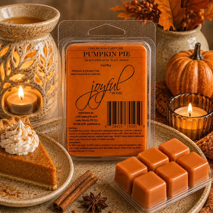 Joyful Home Pumpkin Pie Soy Wax Melt Scene