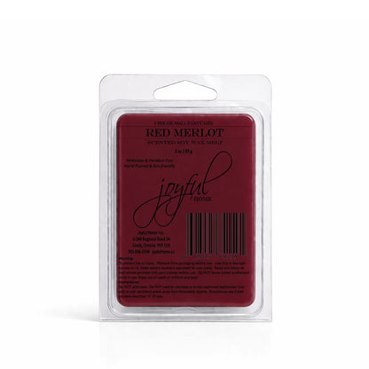 Joyful Home Red Merlot Soy Wax Melt