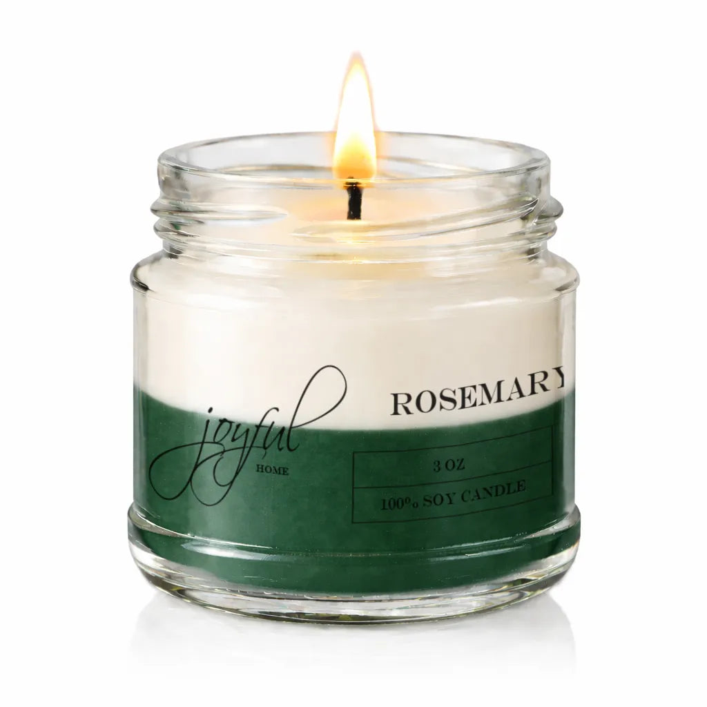 Joyful Home Rosemary Mint Soy Wax Candle 3oz