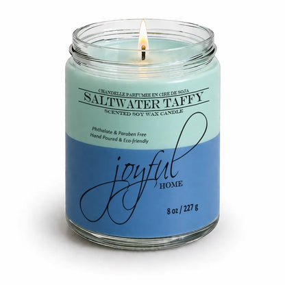 Joyful Home Saltwater Taffy Soy Wax Candle 8oz