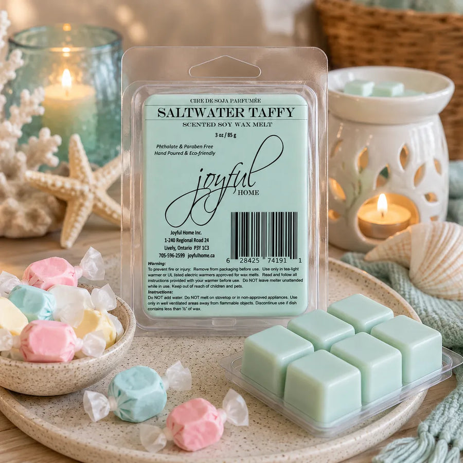 Saltwater Taffy Soy Candles & Wax Melts