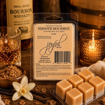 Joyful Home Smooth Bourbon Soy Wax Melt Scene